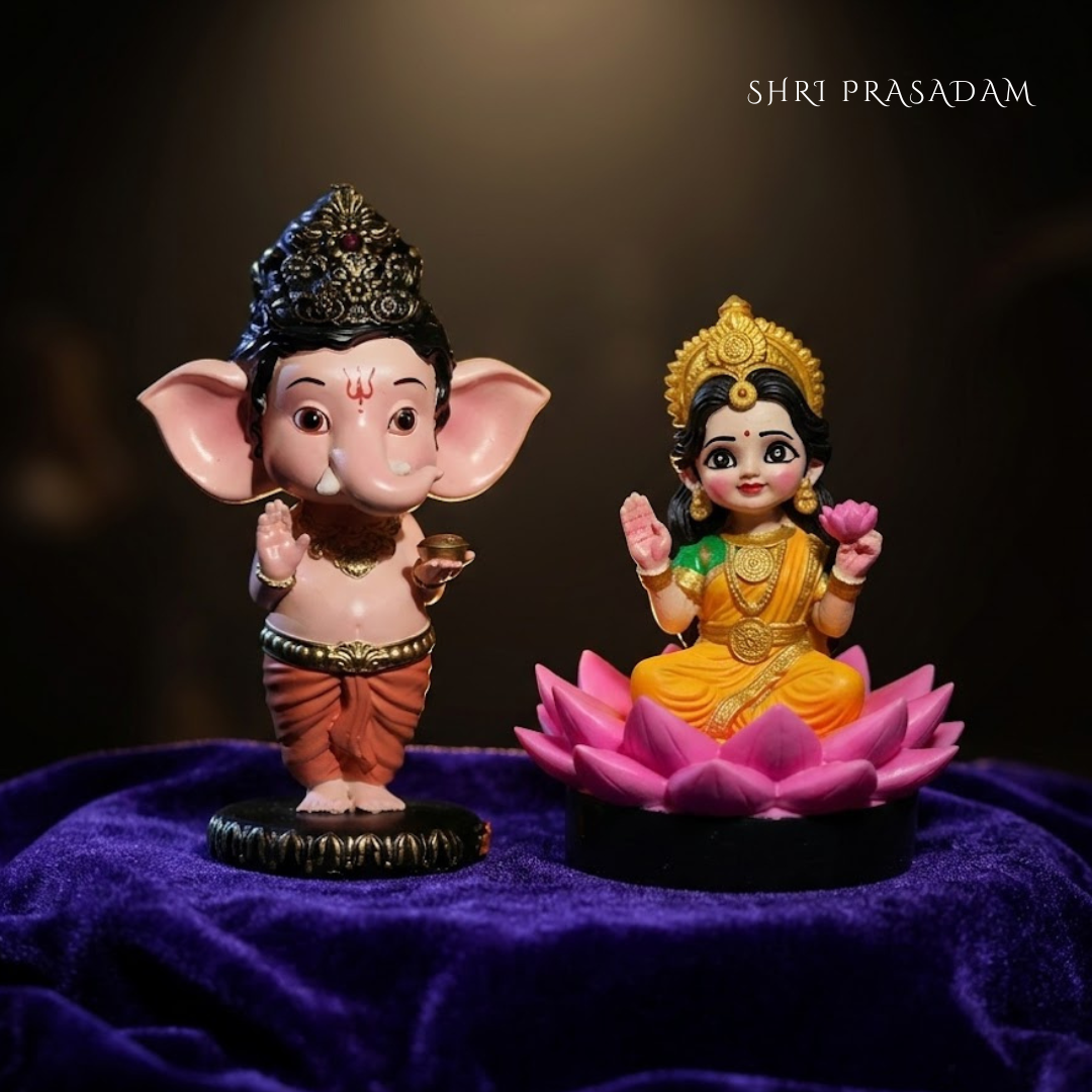 Bal Ganesh Lakshmi Idols Set (Combo Set 10% Off)