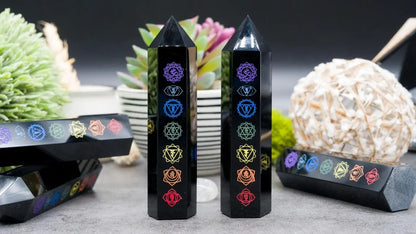 Seven Chakra Tower Wand
