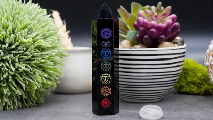 Seven Chakra Tower Wand